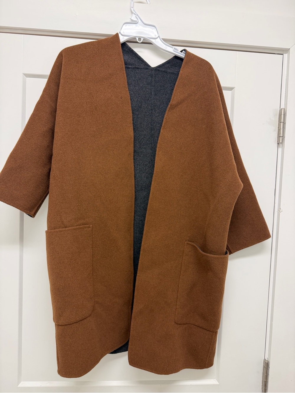 Vince Charcoal‎ and Chestnut Wool Sweater